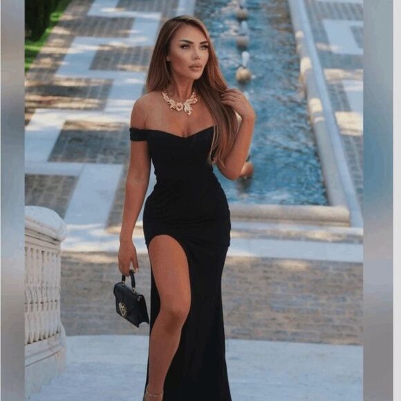 Zara Linen Blend Black Sleeveless Tie Back Midi Dress - Picture 8 of 9